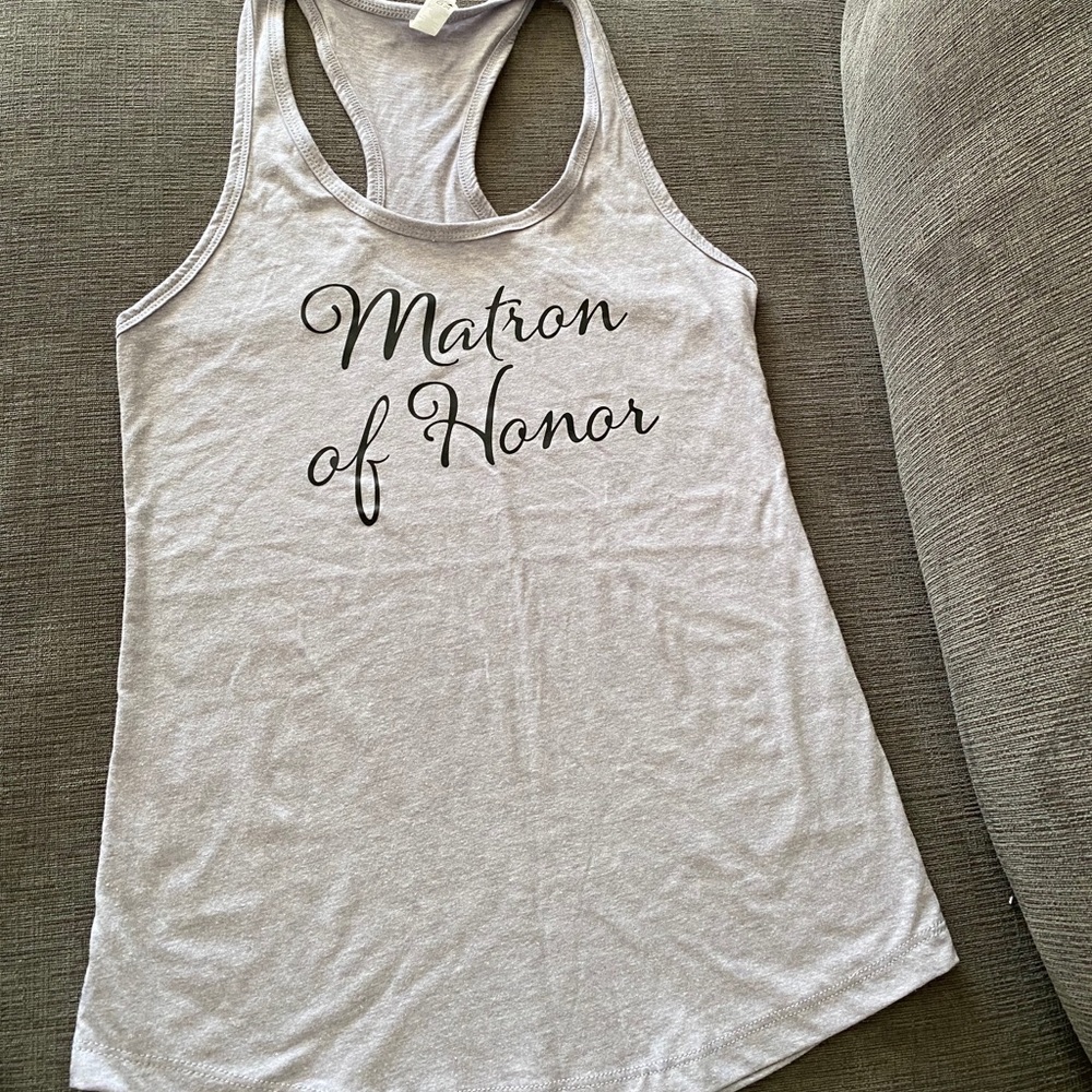 “Matron of Honor” tank top, Medium